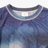 CANDICE MANE MESH TOP - BLUE