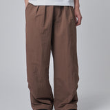 CANDICE AIR NYLON PANTS - BROWN