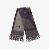 CANDICE DESIRE SCARF - GREY . PURPLE