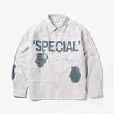 CANDICE SPECIAL OXFORD LS SHIRT - GREY