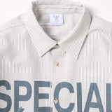CANDICE SPECIAL OXFORD LS SHIRT - GREY
