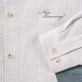 CANDICE SPECIAL OXFORD LS SHIRT - GREY