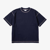CANDICE CONTRAST SS TSHIRT - NAVY