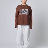 CANDICE WINCHESTER LS TSHIRT - BROWN