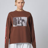 CANDICE WINCHESTER LS TSHIRT - BROWN