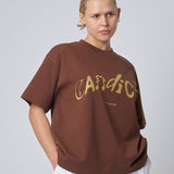 CANDICE TRIVIAL SS TSHIRT - BROWN