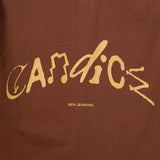 CANDICE TRIVIAL SS TSHIRT - BROWN