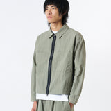 CANDICE AIR NYLON OVERSHIRT JACKET - SAGE