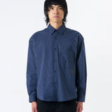 CANDICE KIRWANS STRIPE LS SHIRT - NAVY