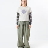 CANDICE TOGETHER BABY SS TSHIRT - MUSHROOM