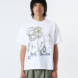 CANDICE BLOOM SS TSHIRT - WHITE