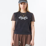 CANDICE XENICA BABY SS TSHIRT - BROWN