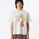 CANDICE PLEASANT SS TSHIRT - MUSHROOM