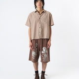 CANDICE TAVERNA SS SHIRT - LIGHT BROWN
