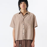 CANDICE TAVERNA SS SHIRT - LIGHT BROWN