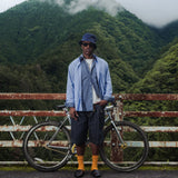COLOUR PLANE IVY CHECK SHIRT - LIGHT BLUE