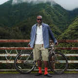 COLOUR PLANE IVY CHECK SHIRT - BLUE