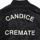 CANDICE + CREMATE ACACIA BOMBER JACKET - BLACK