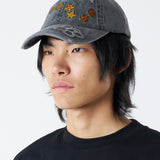 CANDICE BLOOM CAP - CHARCOAL