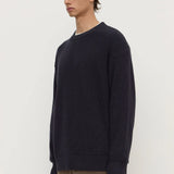 ASSEMBLY LABEL CARSON COTTON RIB KNIT - TRUE NAVY