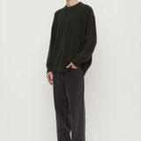 ASSEMBLY LABEL CARSON COTTON RIB KNIT - VALLEY GREEN