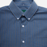 COLOUR PLANE IVY CHECK SHIRT - BLUE
