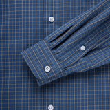 COLOUR PLANE IVY CHECK SHIRT - BLUE