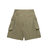 COLOUR PLANE HBT MONKEY CARGO SHORTS - KHAKI