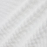 COLOUR PLANE WAFFLE KNIT HENLEY - WHITE