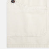 COLOUR PLANE MOLESKIN FRENCH CHORE JACKET - PASTIS CREAM