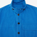 COLOUR PLANE MOLESKIN FRENCH CHORE JACKET - FRENCH ROYAL BLUE