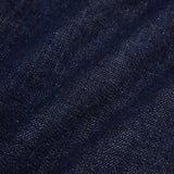 COLOUR PLANE WASHED DUNGAREE DENIM JEANS - DARK INDIGO BLUE