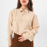 1ST PRODUCT OFFICE SHIRT - CAFFE LATTE