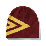 UMBRO + BUTTER DIAMOND SKULLY BEANIE - BURGUNDY