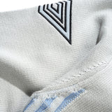 UMBRO + BUTTER DIAMOND ZIP-THROUGH KNITTED JACKET - GREY