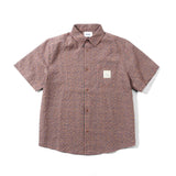 BUTTER EQUIPMENT CHECK SS SHIRT - PINK / GREEN
