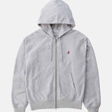 GRAMICCI ONE POINT ZIP HOODIE - ASH GREY