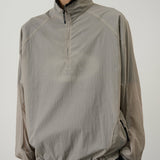 GRAMICCI ULTRA LIGHT PACKABLE PULLOVER JACKET - CONCRETE BEIGE