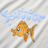 BUTTER GOLDFISH SS TSHIRT - CEMENT