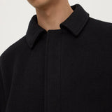 ASSEMBLY LABEL HARRINGTON WOOL BOMBER JACKET - NAVY