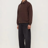 ASSEMBLY LABEL HARRINGTON WOOL BOMBER JACKET - GANACHE