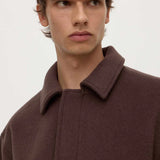 ASSEMBLY LABEL HARRINGTON WOOL BOMBER JACKET - GANACHE