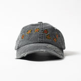 CANDICE BLOOM CAP - CHARCOAL