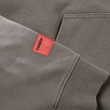 CANDICE FADDED ZIP HOODIE - OLIVE