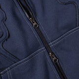 CANDICE WATCHER ZIP HOODIE - NAVY