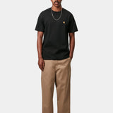 CARHARTT CHASE SS TSHIRT - BLACK