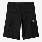 CARHARTT WIP REGULAR CARGO SHORTS - BLACK