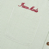 ISACCO MONTE VENETO SEERSUCKER STRIPE SHIRT - VENETO GREEN