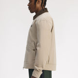FRED PERRY COTTON CABAN JACKET - OAT