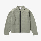 CANDICE AIR NYLON OVERSHIRT JACKET - SAGE